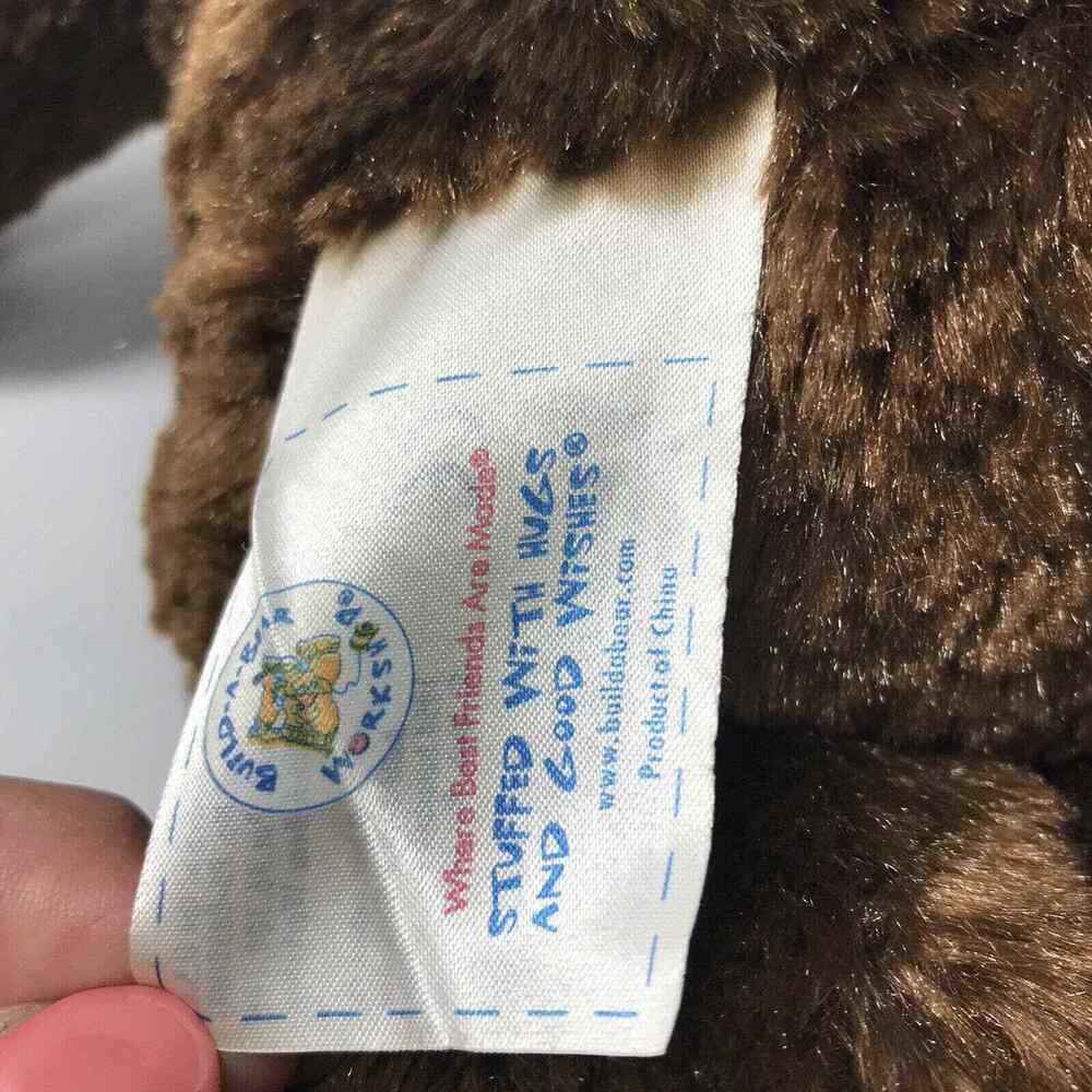 BABW Build A Bear‎ Teddy Bear Plush Stuffed Animal Toy Brown Soft 15" - Picture 4 of 5
